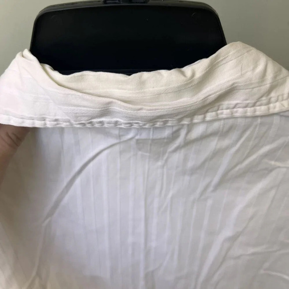 Millenium Stretch Womens White‎ Button-Up Shirt L - Picture 4 of 4